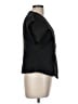 Commense 100% Polyester Black Short Sleeve Blouse Size M - photo 4