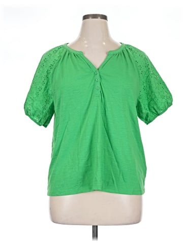 Lucky Brand Short Sleeve Blouse (view 1)