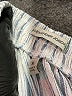 Alexander Jordan Stripes Blue Linen Pants Size XL - photo 6