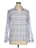 Columbia 100% Cotton Stripes Blue Long Sleeve Button-Down Shirt Size XL - photo 1