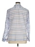 Columbia 100% Cotton Stripes Blue Long Sleeve Button-Down Shirt Size XL - photo 2