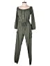 Riley + James Solid Green Jumpsuit Size L - photo 1