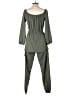 Riley + James Solid Green Jumpsuit Size L - photo 2