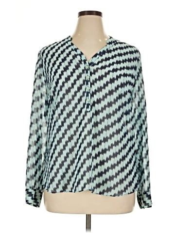 a.n.a. A New Approach 3/4 Sleeve Blouse (view 1)