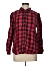 American Eagle Outfitters Plaid Red Long Sleeve Button-Down Shirt Size L - photo 1