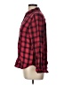 American Eagle Outfitters Plaid Red Long Sleeve Button-Down Shirt Size L - photo 5