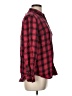 American Eagle Outfitters Plaid Red Long Sleeve Button-Down Shirt Size L - photo 4