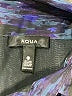 Aqua 100% Polyester Paisley Blue Cocktail Dress Size XS - photo 7