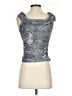 Maeve Snake Print Silver Sleeveless Blouse Size XS - photo 2