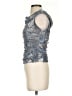 Maeve Snake Print Silver Sleeveless Blouse Size XS - photo 5