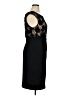 Connected Apparel Black Cocktail Dress Size 16 - photo 4