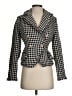 Left Coast by Dolan 100% Polyester Houndstooth Gray Blazer Size XS - photo 1