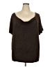 Lane Bryant Brown Short Sleeve Top Size 18 - 20 Plus - photo 1