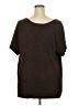 Lane Bryant Brown Short Sleeve Top Size 18 - 20 Plus - photo 2