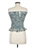 Blush 100% Polyester Blue Sleeveless Blouse Size M - photo 2