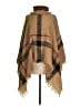 Unbranded Brown Tan Poncho Size 1 - photo 1