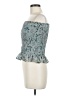 Blush 100% Polyester Blue Sleeveless Blouse Size M - photo 5