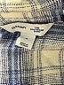 Old Navy 100% Cotton Plaid Blue 3/4 Sleeve Button-Down Shirt Size M - photo 7
