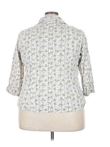 Faded Glory 3/4 Sleeve Button-Down Shirt (view 2)