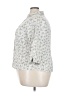 Faded Glory Floral Ivory 3/4 Sleeve Button-Down Shirt Size 24w - photo 5