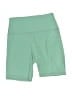 Athleta Solid Green Athletic Shorts Size S - photo 1