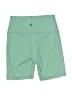 Athleta Solid Green Athletic Shorts Size S - photo 2