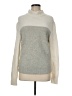 J.Crew Color Block Gray Turtleneck Sweater Size M - photo 1
