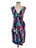 BCBGMAXAZRIA Tropical Blue Cocktail Dress Size S - photo 1