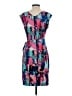 BCBGMAXAZRIA Tropical Blue Cocktail Dress Size S - photo 2