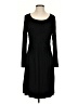 Talbots Solid Black Casual Dress Size 4 - photo 1