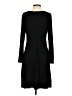 Talbots Solid Black Casual Dress Size 4 - photo 2
