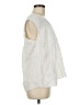 Dylan 100% Cotton White Sleeveless Blouse Size M - photo 4