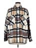 Zara Plaid Ivory Coat Size M - photo 1