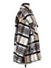 Zara Plaid Ivory Coat Size M - photo 4