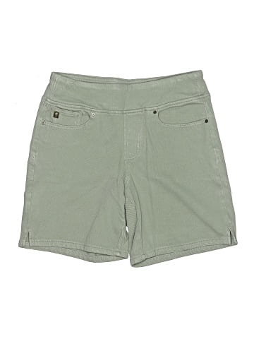 Belle By Kim Gravel Khaki Shorts (view 1)