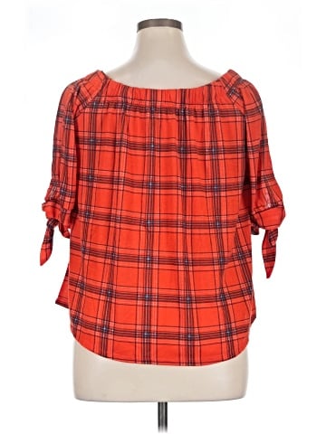 Paper Tee 3/4 Sleeve Blouse (view 2)