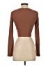 Zara Brown Long Sleeve Top Size S - photo 2