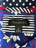 Talbots 100% Cotton Print Blue Long Sleeve Button-Down Shirt Size XL - photo 7