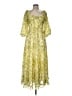 Hutch 100% Polyester Yellow Casual Dress Size M - photo 1