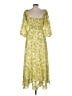 Hutch 100% Polyester Yellow Casual Dress Size M - photo 2