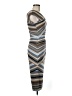 Bailey 44 Stripes Gray Cocktail Dress Size M - photo 4