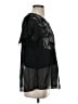 SODA Black Short Sleeve Blouse Size 4 - photo 4