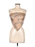 Boohoo 100% Polyester Tan Bodysuit Size 6 - photo 1