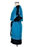 Signature Color Block Blue Casual Dress Size S - photo 5