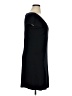 Nine West Solid Black Casual Dress Size 14 - photo 4