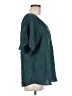 Halogen Teal Short Sleeve Blouse Size M - photo 4