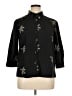 Alfred Dunner Stars Black 3/4 Sleeve Blouse Size 16 Petite - photo 1