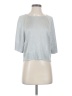 J.Crew Silver 3/4 Sleeve Top Size XS - photo 1