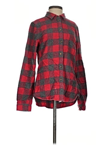 American Eagle Outfitters Long Sleeve Button-Down Shirt (view 1)