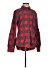 American Eagle Outfitters Plaid Red Long Sleeve Button-Down Shirt Size S - photo 1